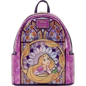 Loungefly Disney Stained Glass: Rapunzel Mini-Backpack Amazon Exclusive - New